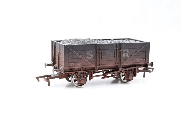 Dapol OO Gauge 4F051004 SR 5 Plank Open Wagon No.27348 - Weathered, Boxed