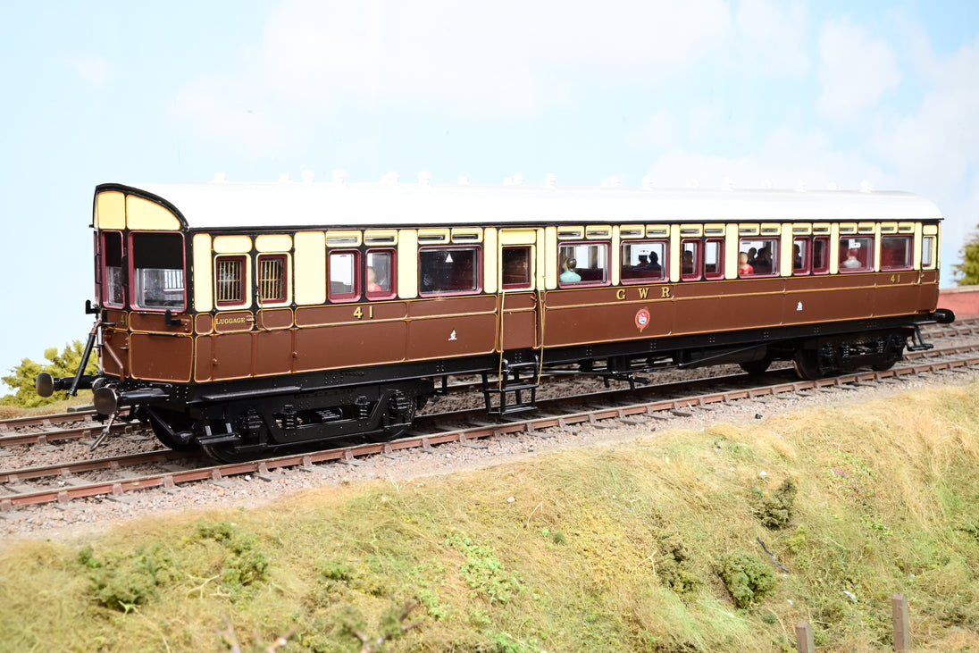 Dapol O Gauge 7P-004-007 GWR Lined Autocoach No.41