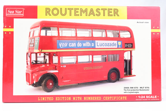 Sun Star 1:24 Scale 2908 RM870 - WLT 870 Bus - Boxed