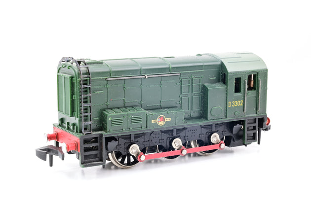 Hornby Dublo OO Gauge 2231 BR Green Class 08 No.D3302 - Boxed