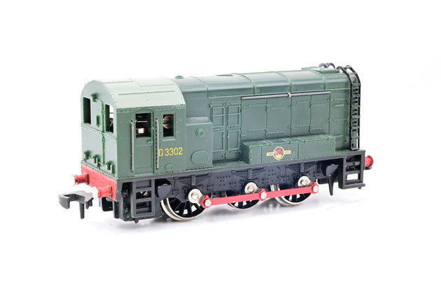 Hornby Dublo OO Gauge 2231 BR Green Class 08 No.D3302 - Boxed