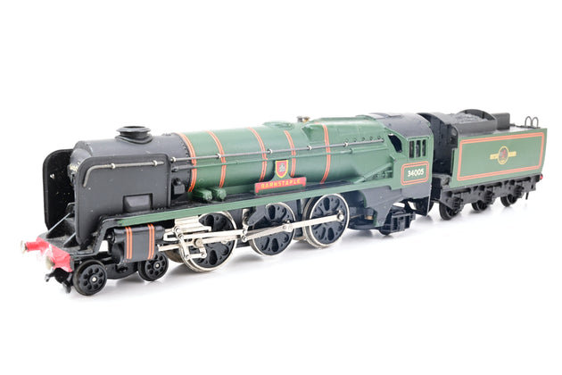 Hornby Dublo OO Gauge 2235 BR Green West Country Class No.34005 'Barnstaple' - Boxed