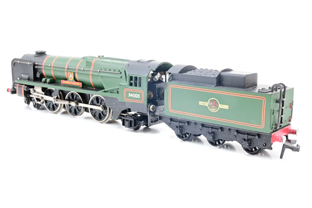 Hornby Dublo OO Gauge 2235 BR Green West Country Class No.34005 'Barnstaple' - Boxed