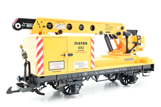 LGB G Gauge Matra Rail Crane No.4042 - Unboxed