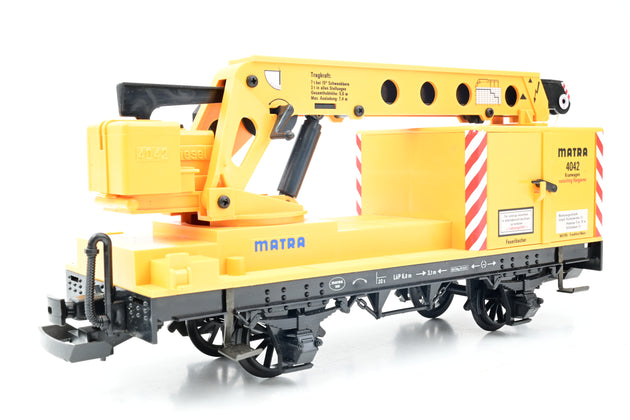 LGB G Gauge Matra Rail Crane No.4042 - Unboxed
