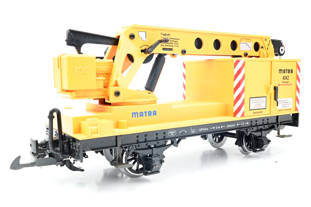 LGB G Gauge Matra Rail Crane No.4042 - Unboxed