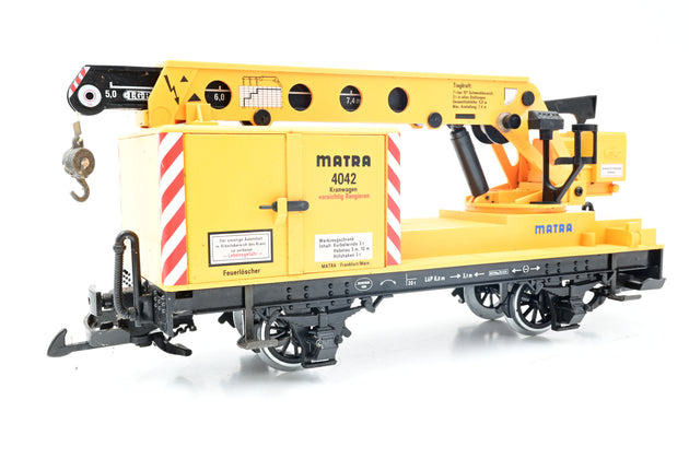 LGB G Gauge Matra Rail Crane No.4042 - Unboxed