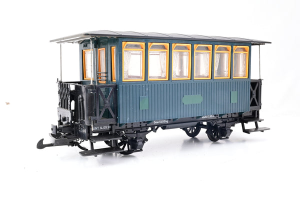 LGB G Gauge 3rd Class 4 Wheel Coach - Unboxed