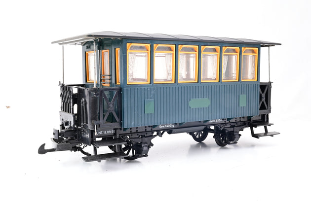 LGB G Gauge 3rd Class 4 Wheel Coach - Unboxed