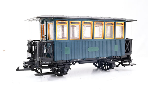 LGB G Gauge 3rd Class 4 Wheel Coach - Unboxed