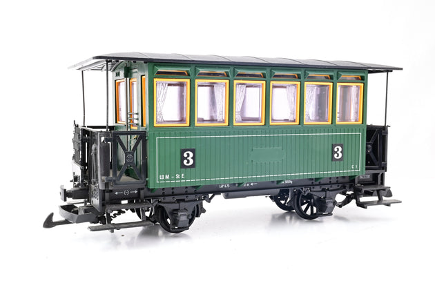 LGB G Gauge 3rd Class 4 Wheel Coach - Unboxed