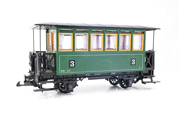 LGB G Gauge 3rd Class 4 Wheel Coach - Unboxed