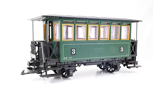 LGB G Gauge 3rd Class 4 Wheel Coach - Unboxed