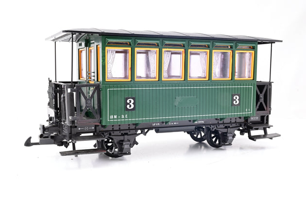LGB G Gauge 3rd Class 4 Wheel Coach - Unboxed