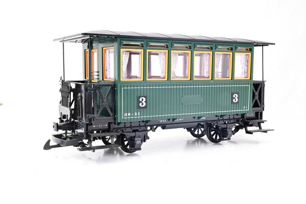 LGB G Gauge 3rd Class 4 Wheel Coach - Unboxed