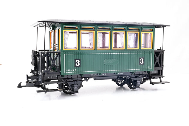 LGB G Gauge 3rd Class 4 Wheel Coach - Unboxed