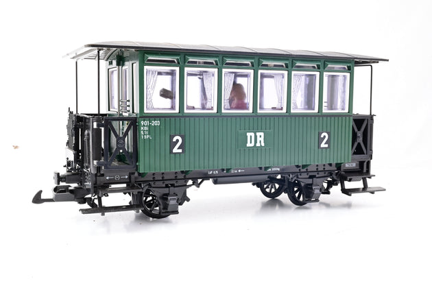 LGB G Gauge DR 2nd Class 4 Wheel Coach - Unboxed