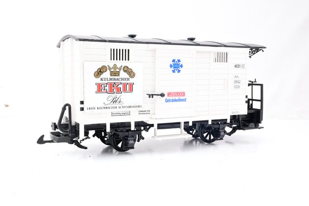 LGB G Gauge EKU 4 Wheel White Van - Unboxed