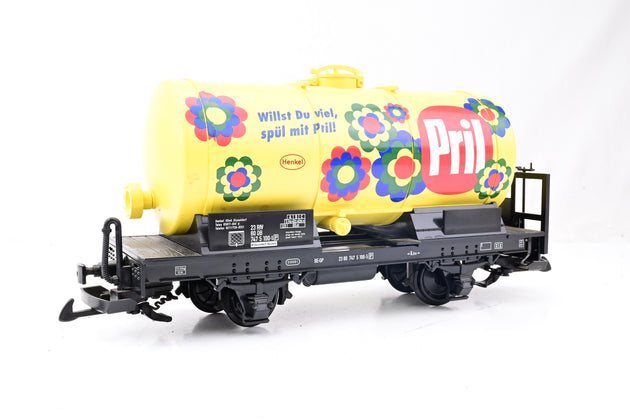 LGB G Gauge Pril 4 Wheel Tank Wagon - Unboxed
