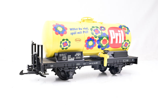 LGB G Gauge Pril 4 Wheel Tank Wagon - Unboxed