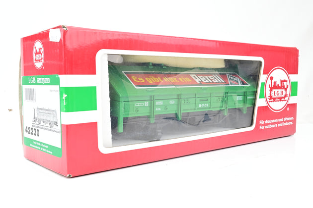 LGB G Gauge 42230 Hinged-Hatched Car Persil - Boxed