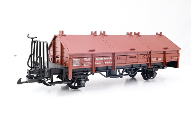 LGB G Gauge 43231 DRB Godola with Hinged Hatches EP II - Boxed