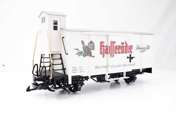 LGB G Gauge 47260 Beer wagon with brakeman's cab - 'Hasseroder'