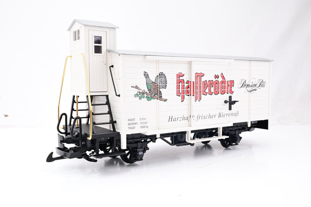 LGB G Gauge 47260 Beer wagon with brakeman's cab - 'Hasseroder'