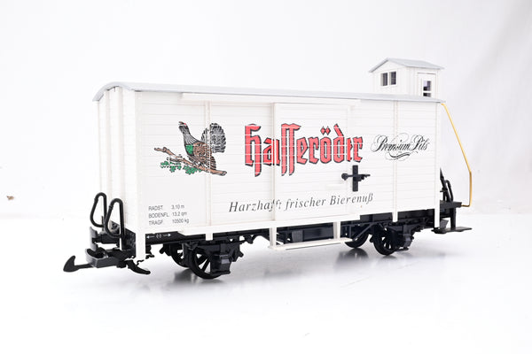 LGB G Gauge 47260 Beer wagon with brakeman's cab - 'Hasseroder'
