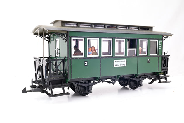 LGB G Gauge 30200 3rd class coach of the DEV (Deutsche Eisenbahn Verein) - Boxed