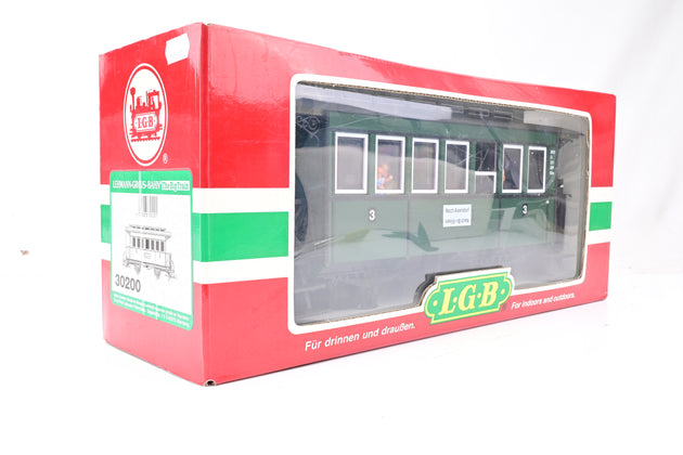 LGB G Gauge 30200 3rd class coach of the DEV (Deutsche Eisenbahn Verein) - Boxed