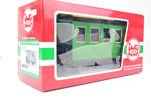 LGB G Gauge 39074 2nd Class Coach, Type Bi 36 - Boxed