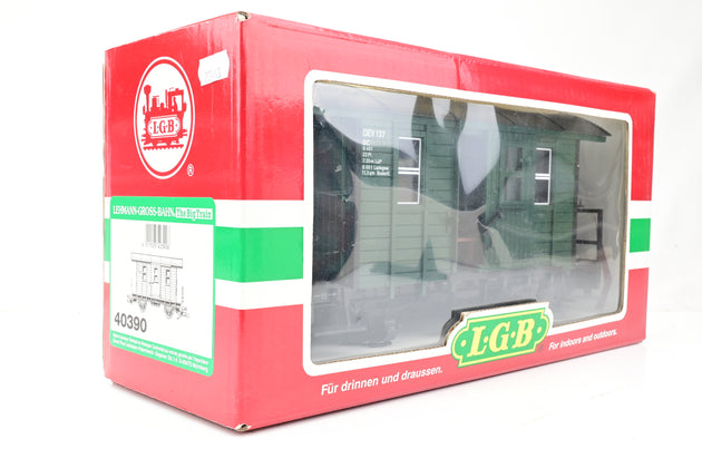 LGB G Gauge 40390 Green Falkentativ DEV 137 Wagon - Boxed