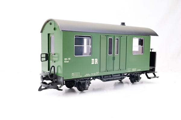LGB G Gauge 41520 DR Short Baggage Car, Green No.905-181 - Boxed