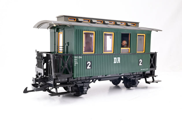 LGB G Gauge 31065 DR 2nd Green Passenger Car - Boxed