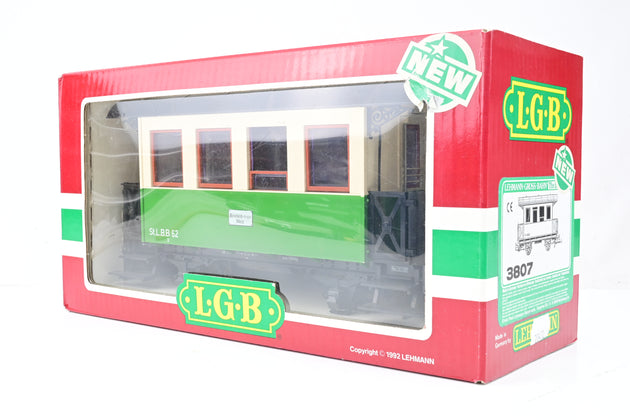 LGB G Gauge 3807 Birkfeld - Anger Weiz Passenger Coach - Boxed