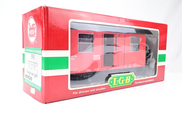 LGB G Gauge 40520 DR HSB Red Baggage Car No.905-150 - Boxed