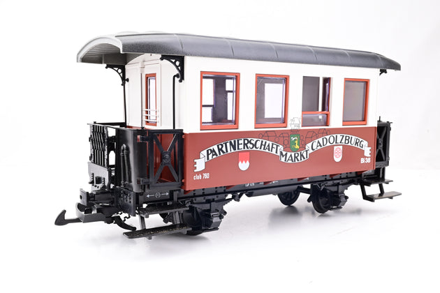 LGB G Gauge 3207 Cadolzburg Passenger Coach No.Bi38 - Boxed