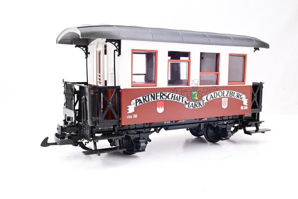 LGB G Gauge 3207 Cadolzburg Passenger Coach No.Bi38 - Boxed