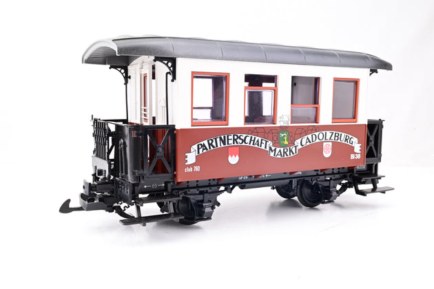 LGB G Gauge 3207 Cadolzburg Passenger Coach No.Bi38 - Boxed