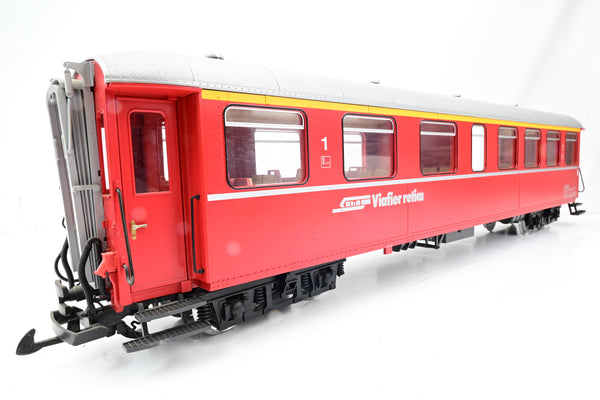 LGB G Gauge 31523 RhB 1st Class Passenger Car, type G / Era IV No.A1215 - Boxed