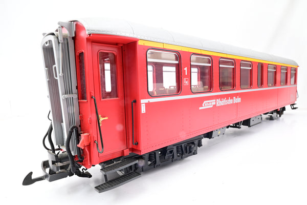 LGB G Gauge 31523 RhB 1st Class Passenger Car, type G / Era IV No.A1215 - Boxed