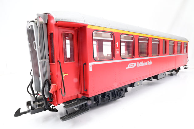 LGB G Gauge 31523 RhB 1st Class Passenger Car, type G / Era IV No.A1215 - Boxed