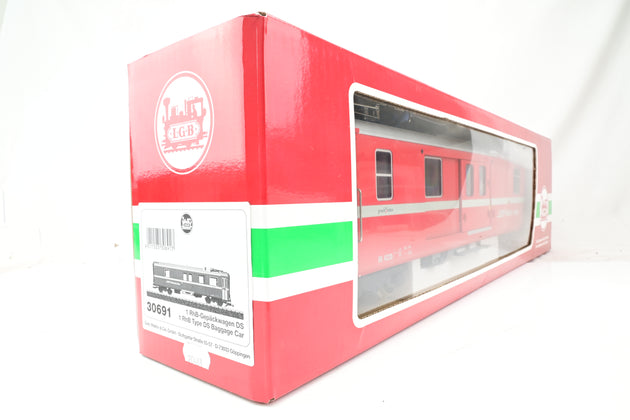 LGB G Gauge 30691 RhB Type DS Baggage/Pantograph Car No.DS4220 - Boxed