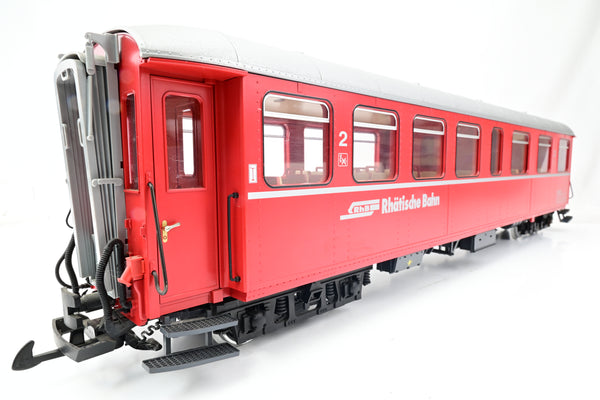 LGB G Gauge 31521 RhB 2nd Class Passenger Car Era IV No.B2282 - Boxed