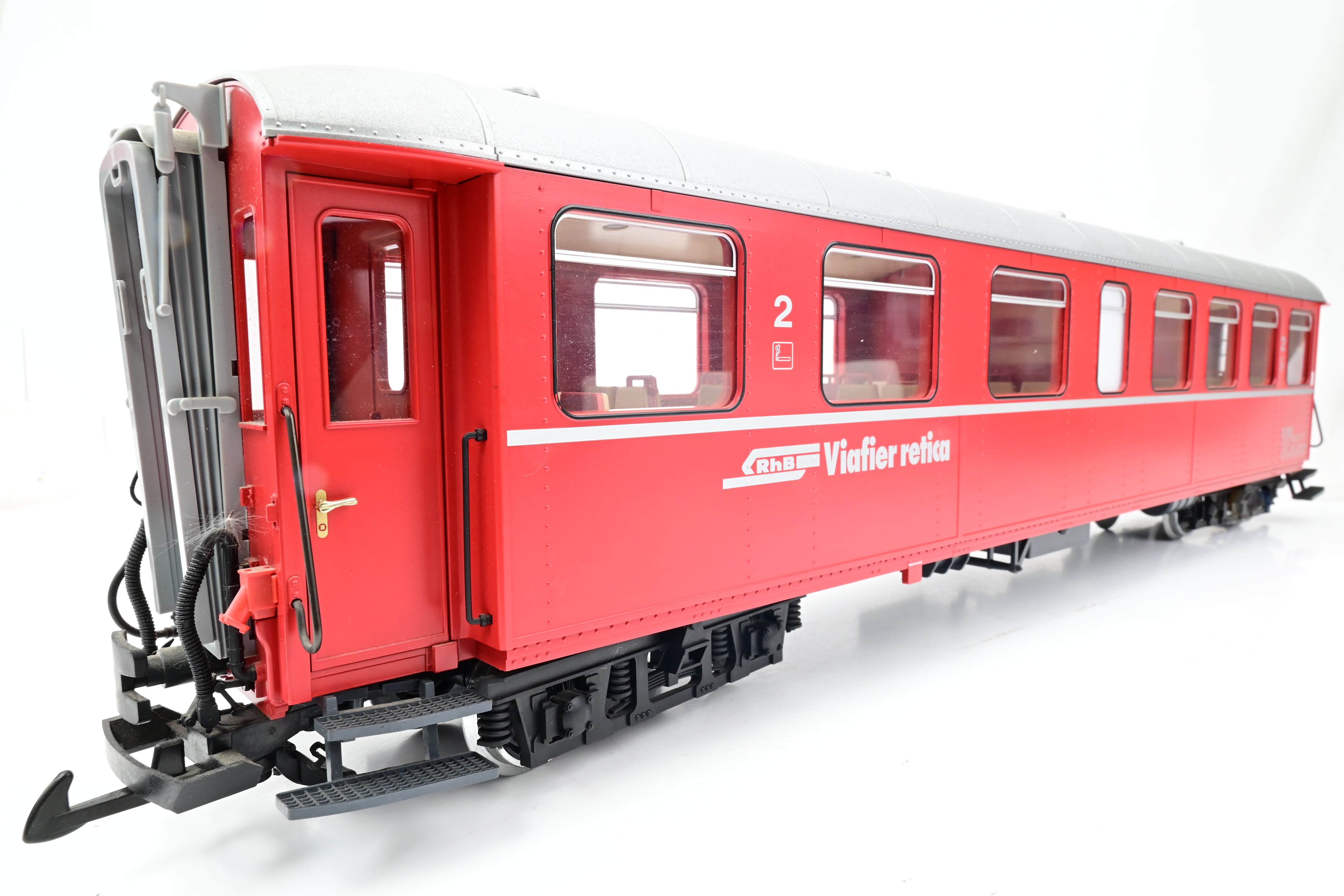 LGB G Gauge 31521 RhB 2nd Class Passenger Car Era IV No.B2282 - Boxed