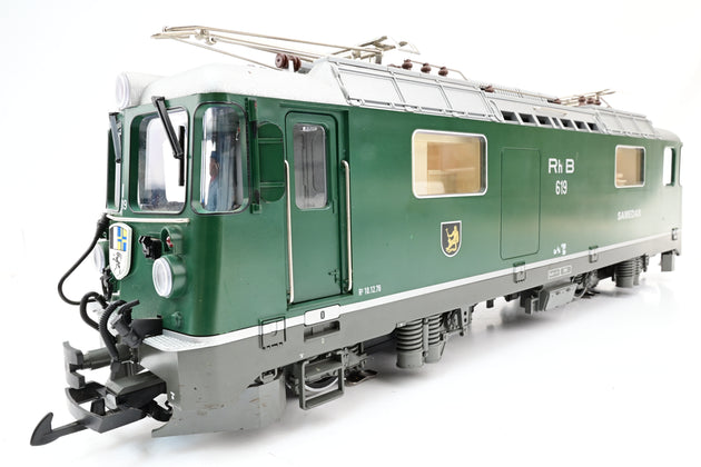 LGB G Gauge 28434 RhB Elec Loco Ge 4/4 II Samedan No.619 - DCC with Sound, Boxed
