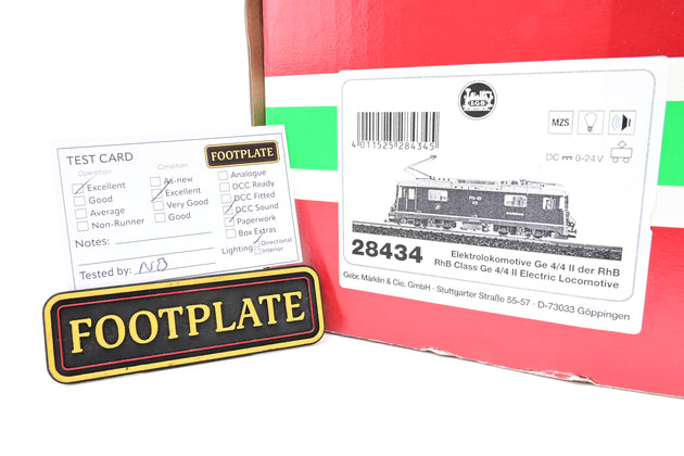 LGB G Gauge 28434 RhB Elec Loco Ge 4/4 II Samedan No.619 - DCC with Sound, Boxed