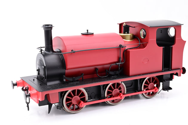EFE Rail 7mm O Gauge E85706 Hudswell Clarke 0-6-0 Tank Maroon (1539 'Derek Crouch') - Boxed