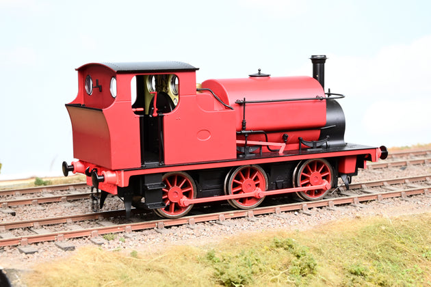 EFE Rail 7mm O Gauge E85706 Hudswell Clarke 0-6-0 Tank Maroon (1539 'Derek Crouch') - Boxed